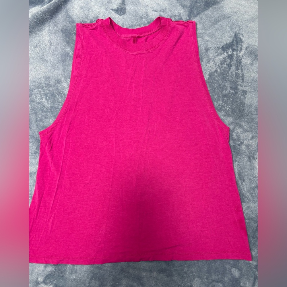 Lululemon Athletica Fuchsia Muscle Tee